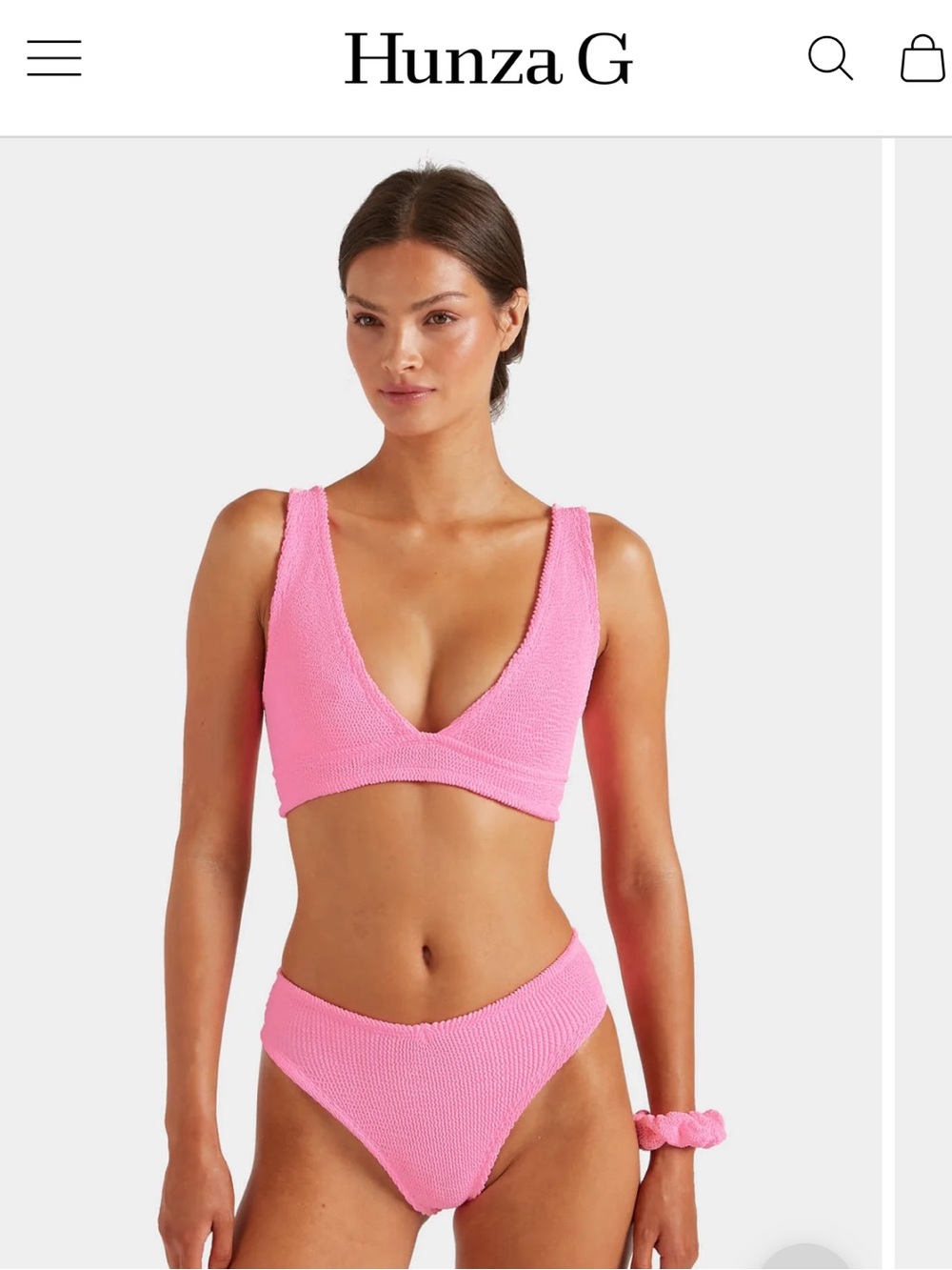Hunza G 👙 Angel Bikini (Bubblegum)